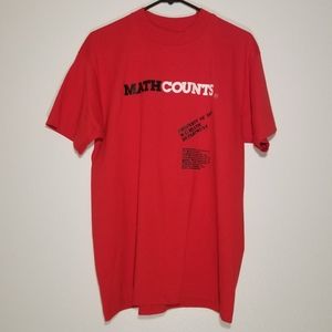 Vintage 90s MATHCOUNTS tee